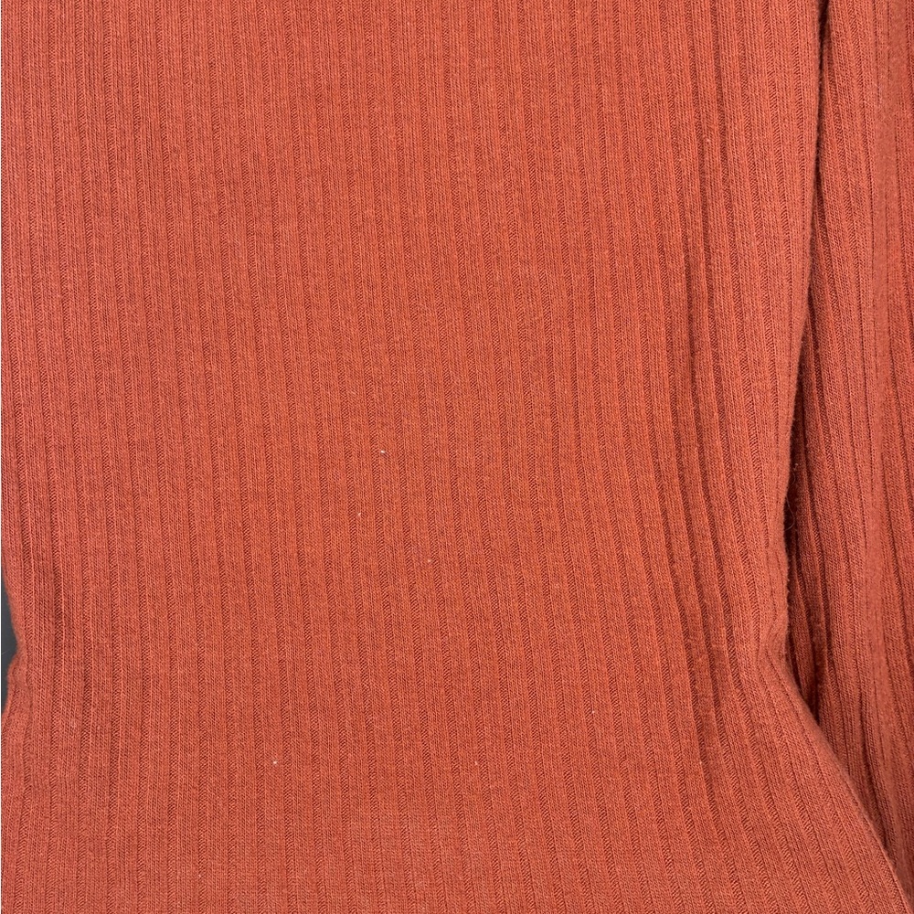 Forever 21 Terracotta Ribbed Blouse - Picture 6 of 7